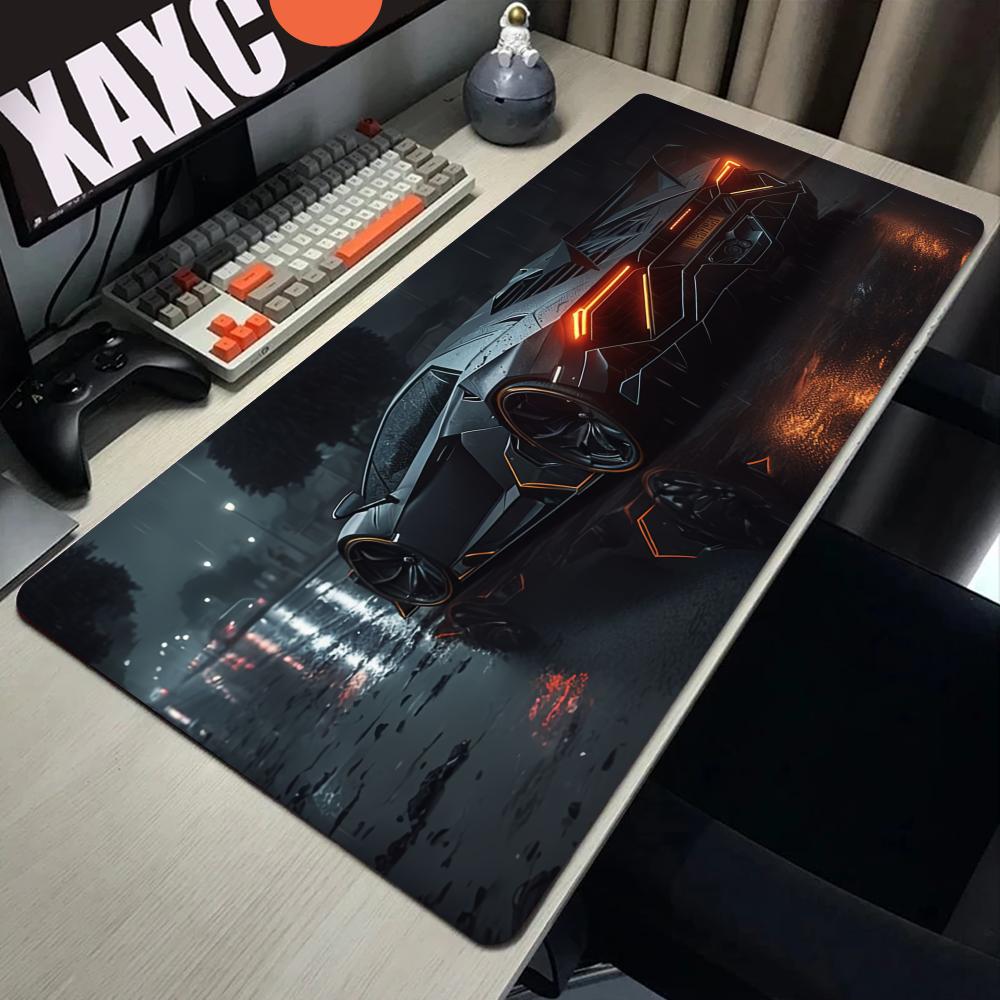 Mauspad XXL Home Computer Neue Mauspads Schreibtischunterlagen Tastaturmatte Cooles Auto Laptop Antirutsch Gamer Büro Weiches Mauspads