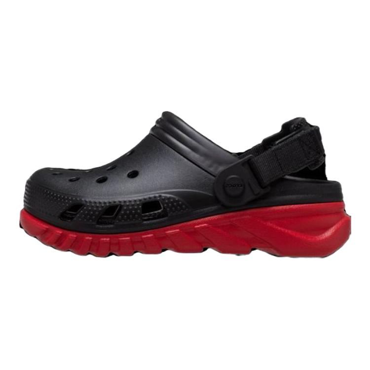 Crocs Comfortable Non-Slip Shock Absorbing Sandals Kids Sandals Black Red 208774-0WQ
