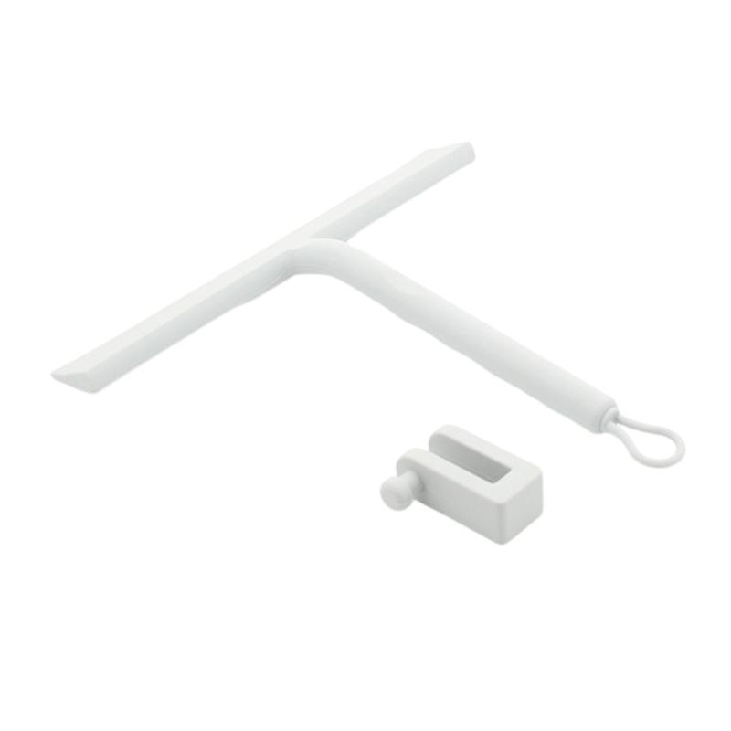 Silicone Squeegee With Hanging Cord For Efficient Shower Window Glass Cleaning Durability Bathroom Tile Scrubber
