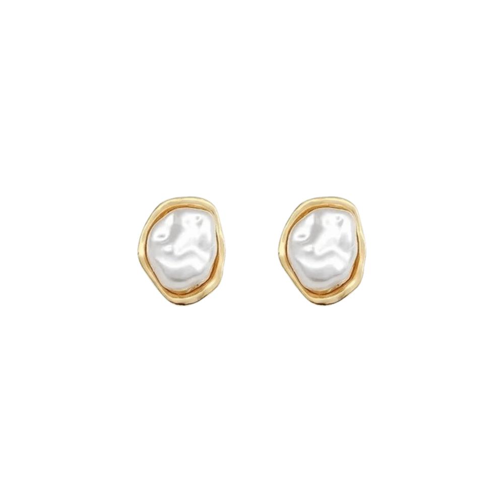 Translucent Heart Bow Earrings Acrylic Irregular Earrings  Gift Pearl