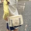 Kawaii Japanese Polka Dot Ita Bag Casual Crossbody Shoulder Bag Cute Anime Badge Display Handbag for Students Girls Daily Use