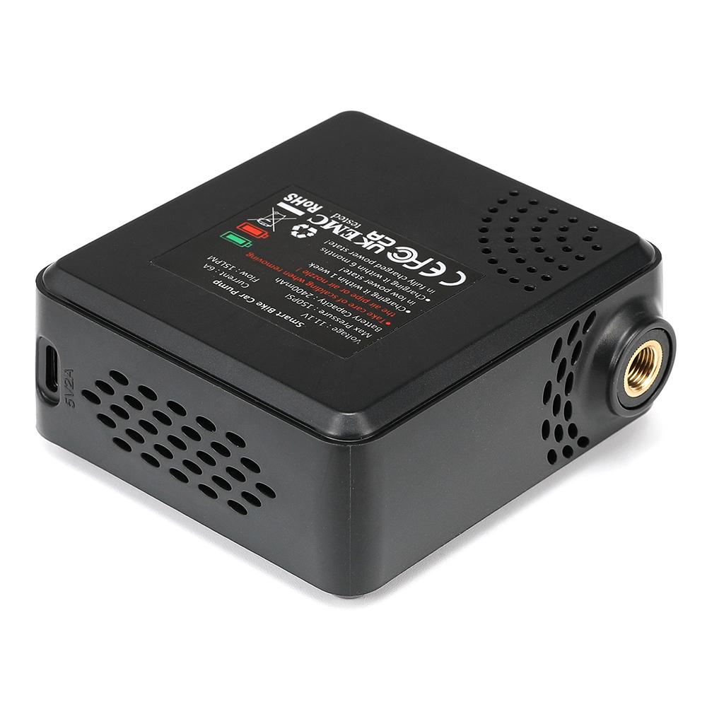 Winzige Luftpumpe, tragbare intelligente Pumpe für Autoreifen, Schlauchboote, Fahrräder mit voreingestelltem Hochdruck