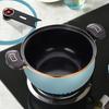 Nonstick Ceramic Coated Soup Pot with Lid 7L Fast Cooking Crock Pot Micro Pressure Cooker Versatile Cookware