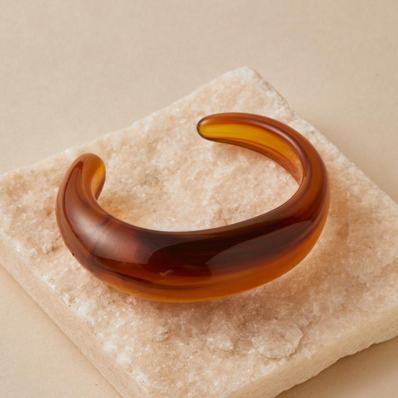 Fashion Unique Irregular Acrylic Cuff Bracelets For Women Simple Texture Multicolor Geometric Open Bangle Female Jewelry