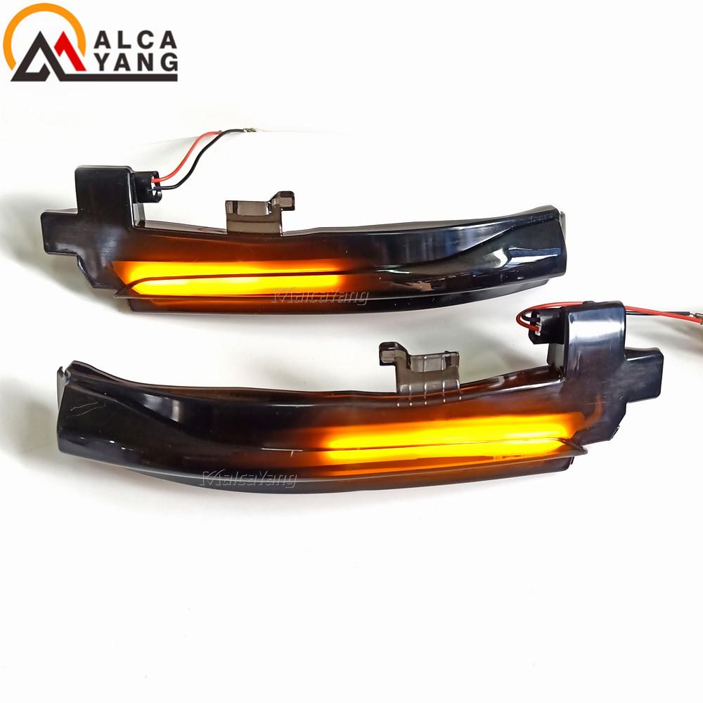 Für Volvo V40 CC II V60 S60 2011-2018 S80 V70 III LED Dynamischer Blinker Seitenspiegel Sequentieller Blinker Indicator Lampe