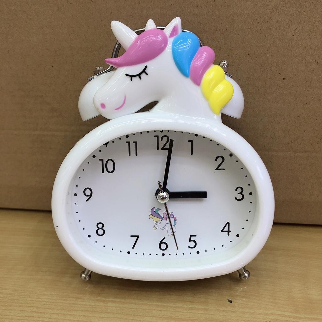 3.5-inch Silent Scanning Bell Ringing Bell Cartoon Animal Shape Children's Study Gift Pendulum Clock