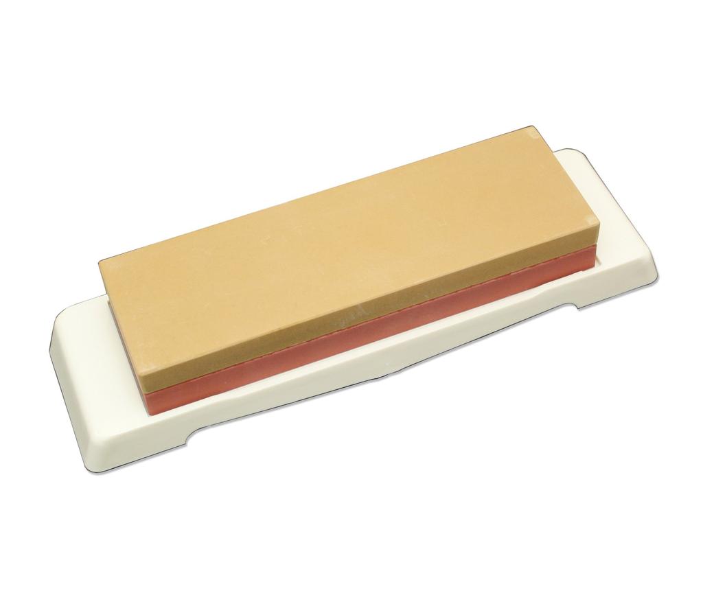 Seki Kanetsune Whetstone with Double-Sided Stand, Finishing/Medium Whetstone, 17cm, KC-652