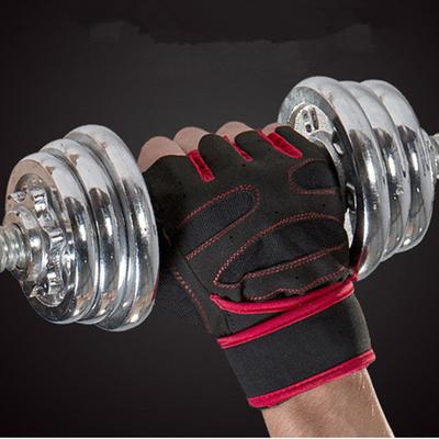 Guanti da fitness, guanti protettivi per uomo e donna, attrezzi con manubri, esercizi con barra orizzontale, allenamento dei polsi, trazioni con esercizi a mezze dita