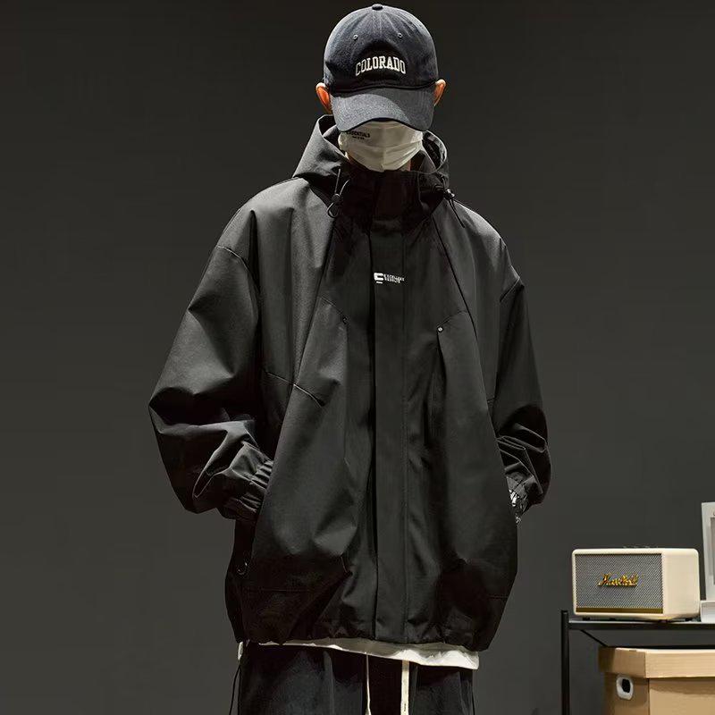 Unisex Windbreaker-Jacke: Vielseitiger Hongkong-Stil für Frühling und Herbst