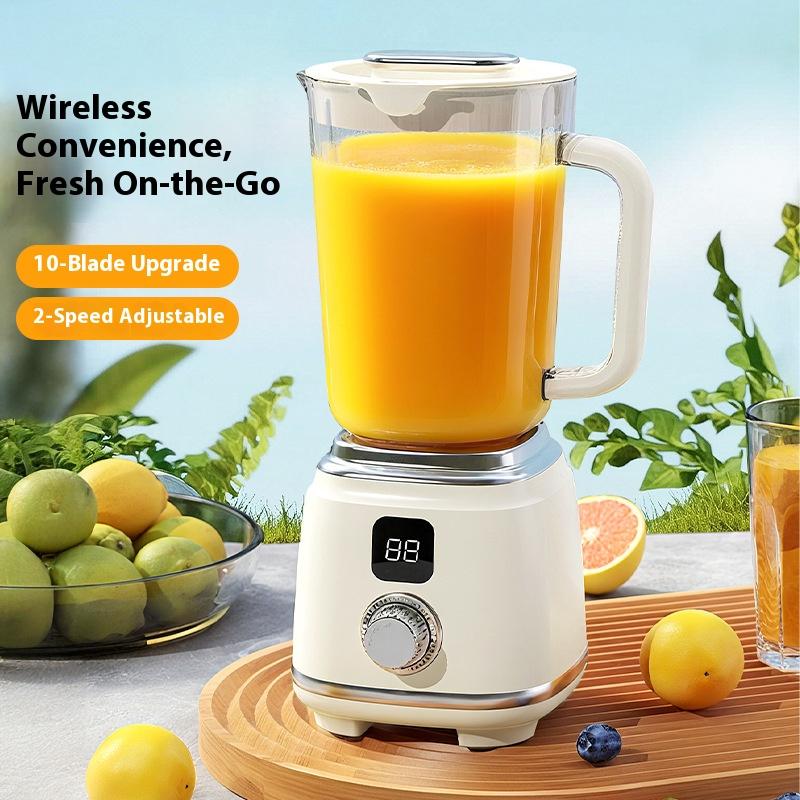 New Home Blender 10 Blades 3000mAH Multifunctional Juicer Ice Crusher Extractor High Juice Rate Kitchen Tools
