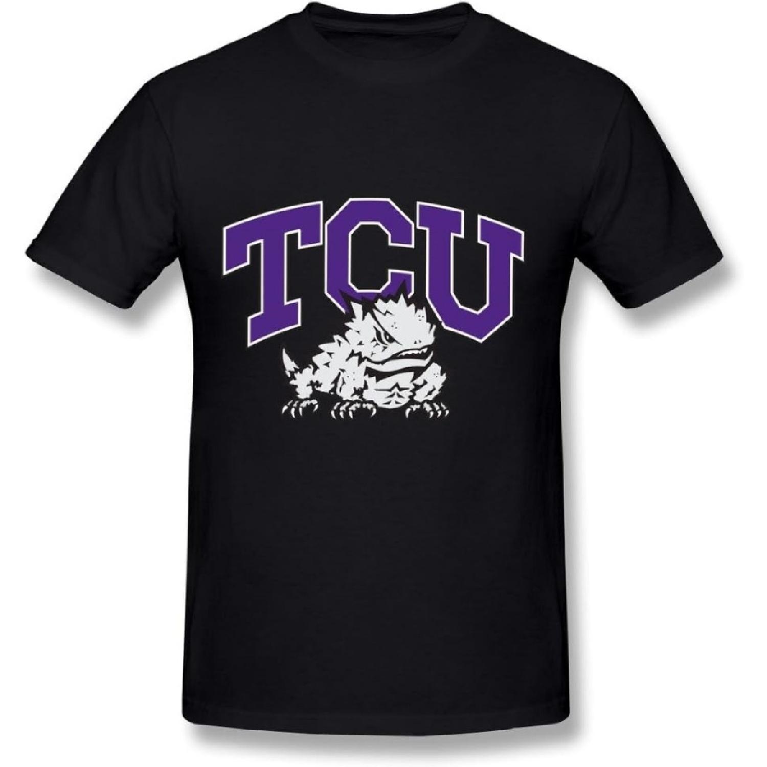 WunoD Men s TCU Horned Frogs Logo T-Shirt S
