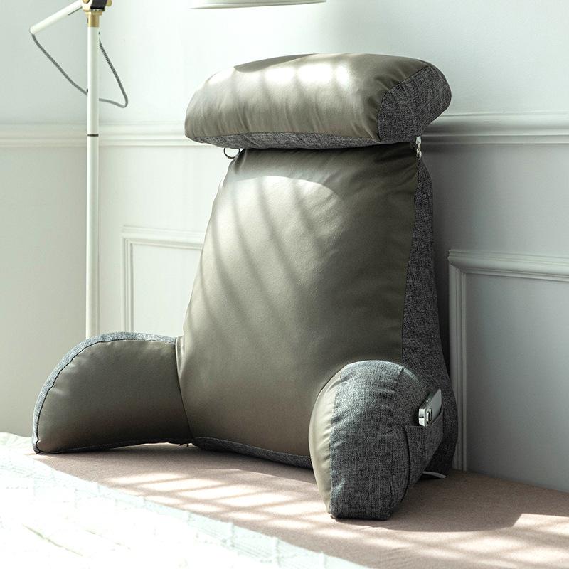Bedside Soft Pack Backrest Cushion - Neck, Reading, and Lumbar Support Pillow