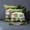 1 Pieces Vintage Camper Patterned Decorative Throw Pillows Polyester Pillowcase, Sofa Decorative Cushion Cov Headboard Pillow