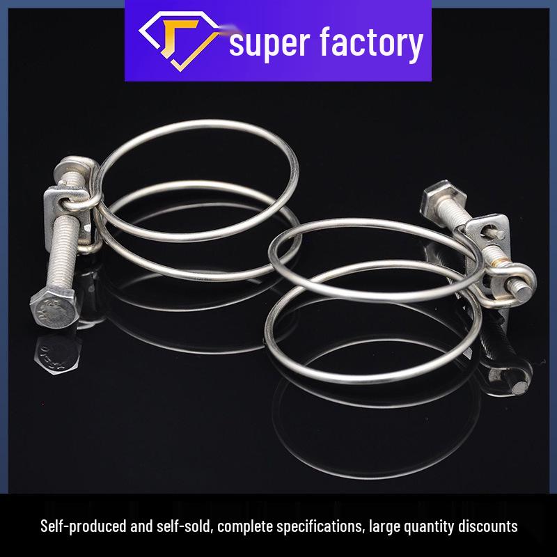 

Двойной проволочный хомут из нержавеющей стали 7-12*2 (Wire) 201