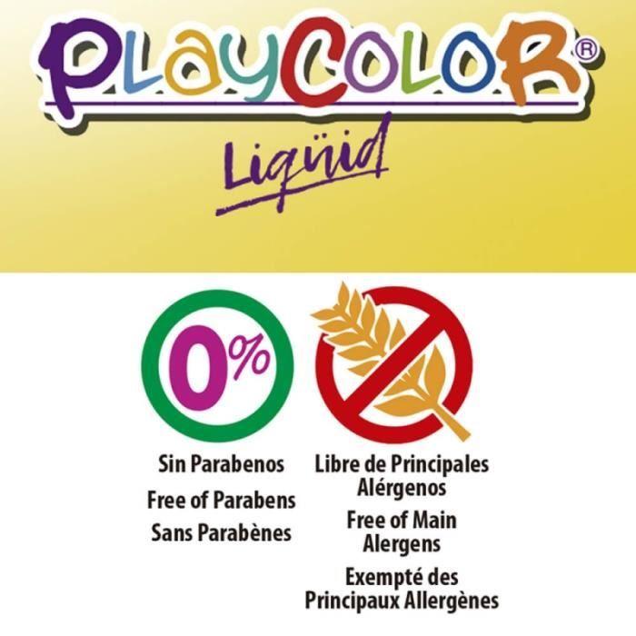 PLAYCOLOR - Sada 12 kelímků tekuté guašové barvy BASIC - 40 ml. Odpovídající barvy TU Sortimenty
