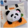 Panda Canvas Tote Bag Large Capacity Street Style For Daily Commute