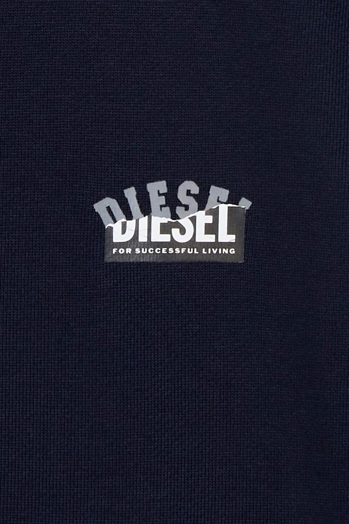 Diesel Sweatshirt Hoodie A15720RIAJH 81E Navy M Men's S-GINN-S-TUATION