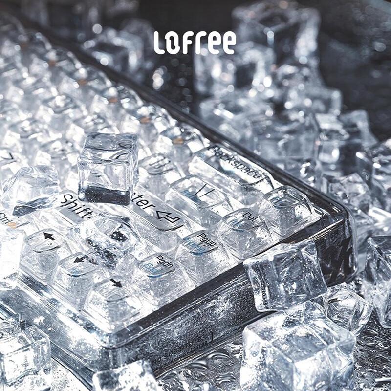 LOFREE Transparent 1% Dual-Mode Wireless Mechanical Keyboard