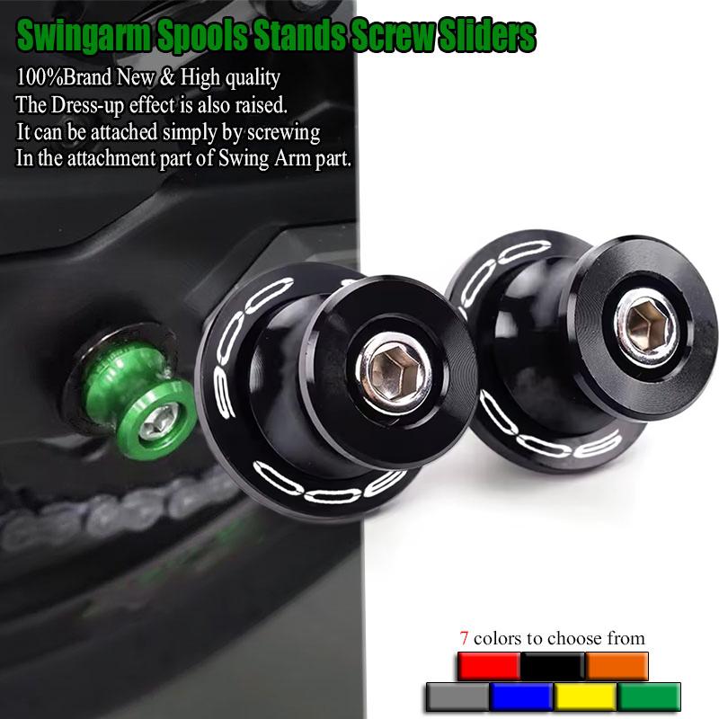 2025 2024 For Z900 Motorcycle Accessories CNC Aluminum Swingarm Slider Spools Screws 8MM Fit For Z900 Z 900RS SE 2017-2023