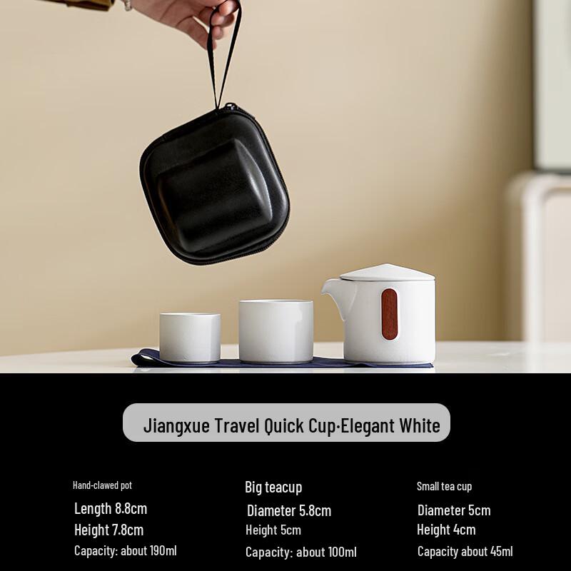 Portable Ceramic Kung Fu Tea Set