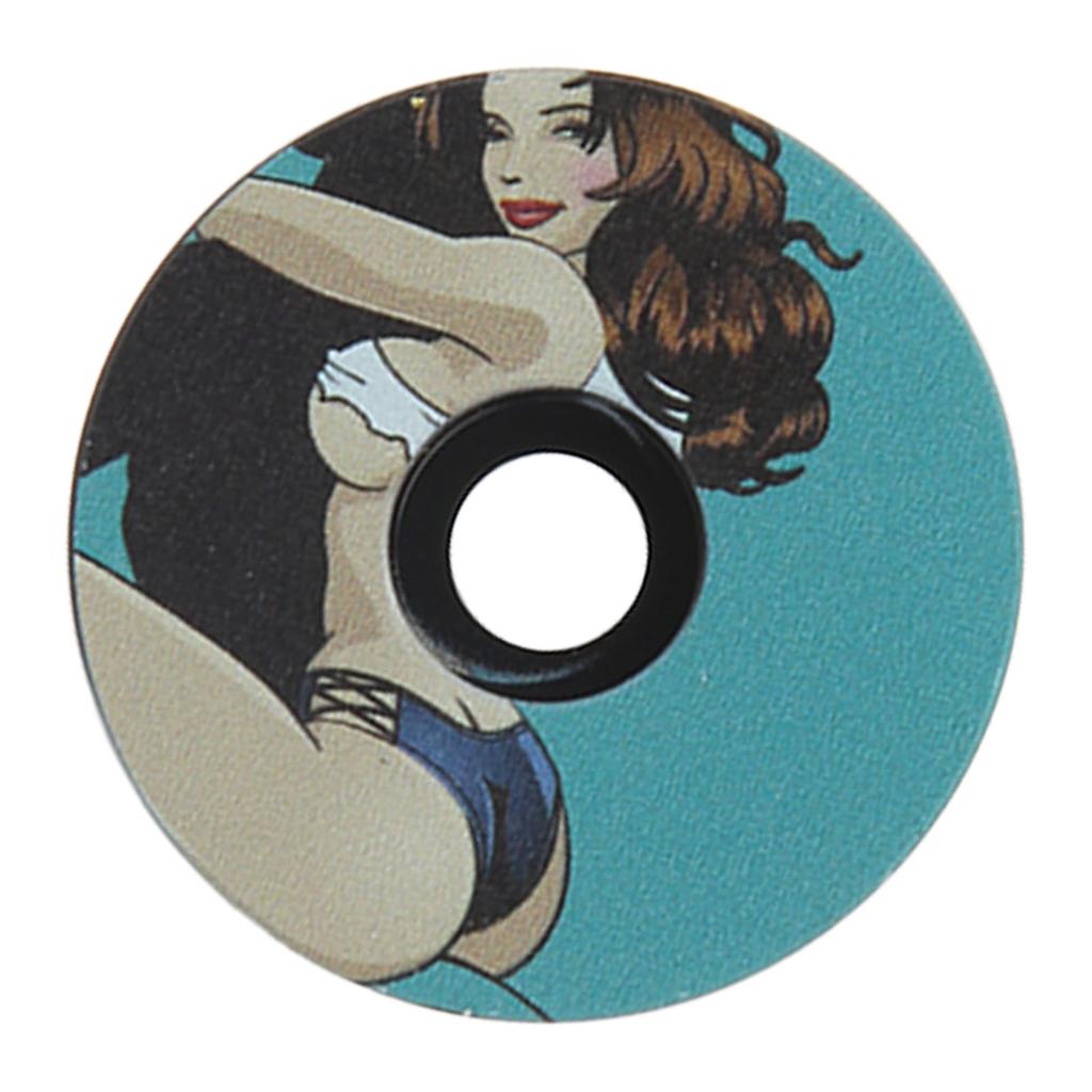 Bike Headset Cover PVD Vacuum Coating Aluminum Alloy Headset Top Cap Waterproof Rustproof Headset