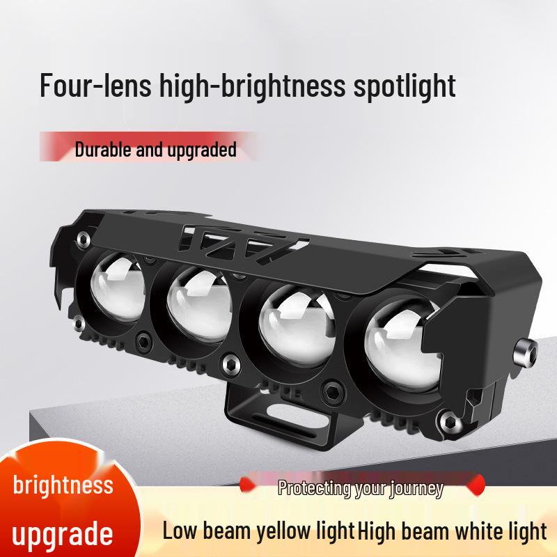 High-Intensity LED Motorcycle & E-Bike Laser Paving Headlight