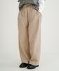 WV PROJECT Turn-Dyed Like Linen Elastic Waist Pants Beige Jnlp7717