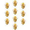 Jolie Applique Abeille de Dessin Animé en Résine Projet d'Artisanat Fait Main Bandeau Chaussures Patchs Plat Auto-adhésifs Accessoires
