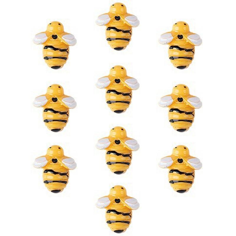 

Resin Cartoon Patches for Crafting Hair Clip Project Headband Honeybee/Ladybugs Appliques Headwear Patches for Garment