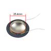 25.4mm 4ohm Voice coil Imported Titanium Film+Silk Tone Membrane 25.5Core White Aluminum Skeleton for JBL 026TS Tweeter Repairs