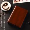 A5 Size System Schedule Refillable Leather Card Business A5 Business Office Supplies RIHUA Planner, 6-Ring Binder, Book, Notebook, Holder,