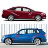 Car Racing Sport Styling Stickers Car Tuning Accessories For Ford Focus VW Golf Subaru BRZ Passat BMW Peugeot Telsa Toyota Honda