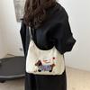 Fashionable Large Capacity Corduroy Tote Bag For Women Stylish Casual Fall Use