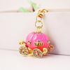 Creative Diamond Drip Pumpkin Car Keychain Přívěsek - roztomilý dárek a taška jako doplněk pro dámy