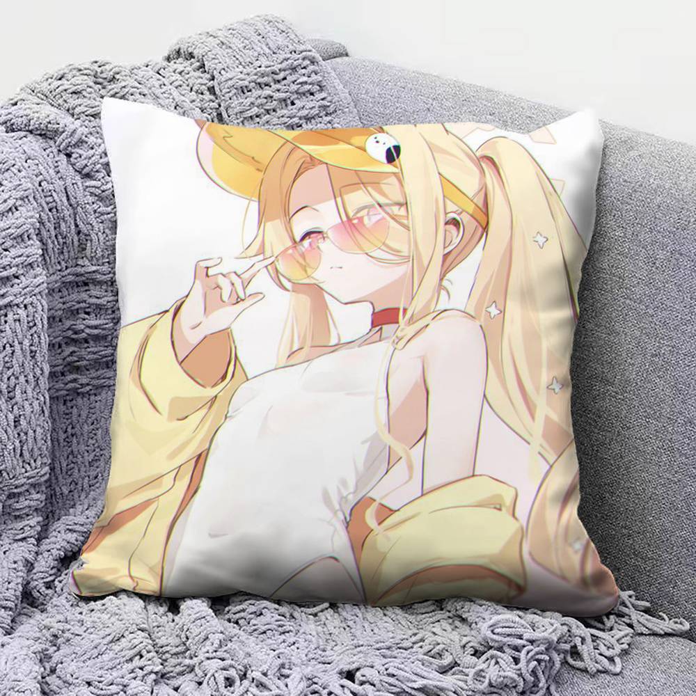 Yurizono Seia Game Blue archive Home Sofa Cushion Covers and Aecorative Custom Pillow Covers