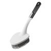 Hard Bristle Cleaner with Humanized Wood Handle for Bathrooms and Showers