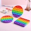 Juguetes Sensoriales de Silicona para Aliviar el Estrés, Burbujas para Empujar, Fidget, TDAH, Ansiedad, Recuerdos de Fiesta para Niños, Rellenos de Calcetín, Regalos, Premios de Aula