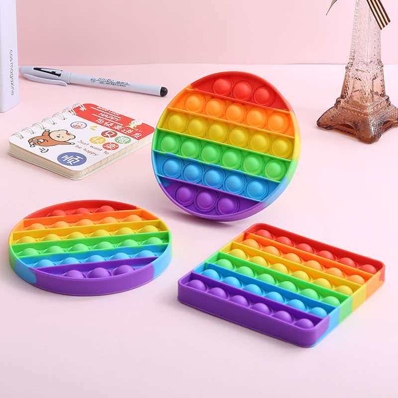 Juguetes Sensoriales de Silicona para Aliviar el Estrés, Burbujas para Empujar, Fidget, TDAH, Ansiedad, Recuerdos de Fiesta para Niños, Rellenos de Calcetín, Regalos, Premios de Aula