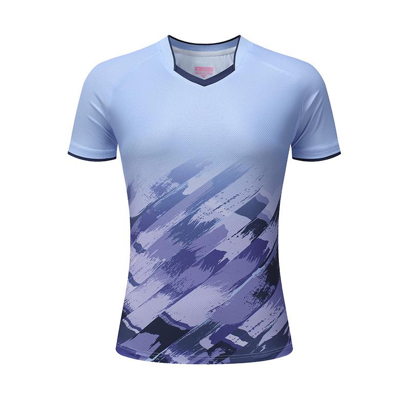 Quick-Dry Breathable Badminton & Volleyball Unisex Training Uniform Set with Printed Numbers