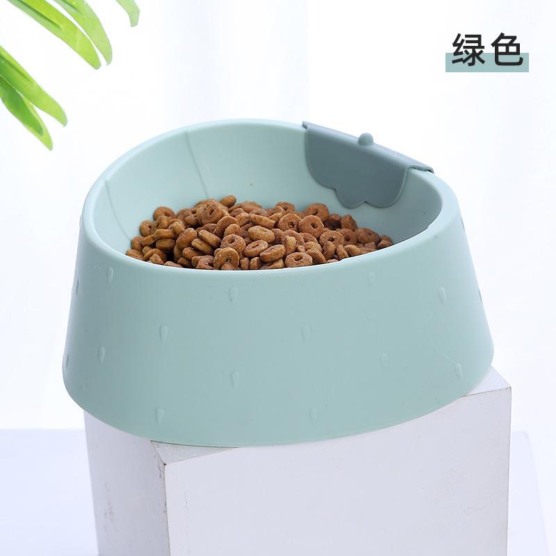 

Миска для питомца INS ветер клубника посуда противоударная миска для кошачьего корма миска для собачьего корма миска для питьевой воды миска для кошачьего корма зелёный