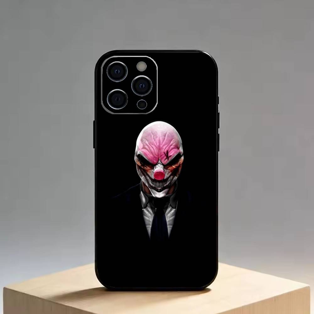 Payday   Phone Case For iPhone 17,16,15,14,13,12,11 Plus,Pro Max,XS,Soft Silicone Black Cover