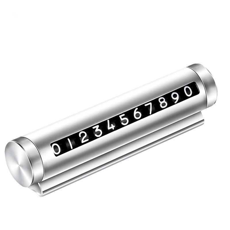 Plăcuță Număr Telefon Auto Card Parcare Temporară Autocolante Aluminiu Rotire Parcare Oprire Card Parcare Temporară Accesorii Auto