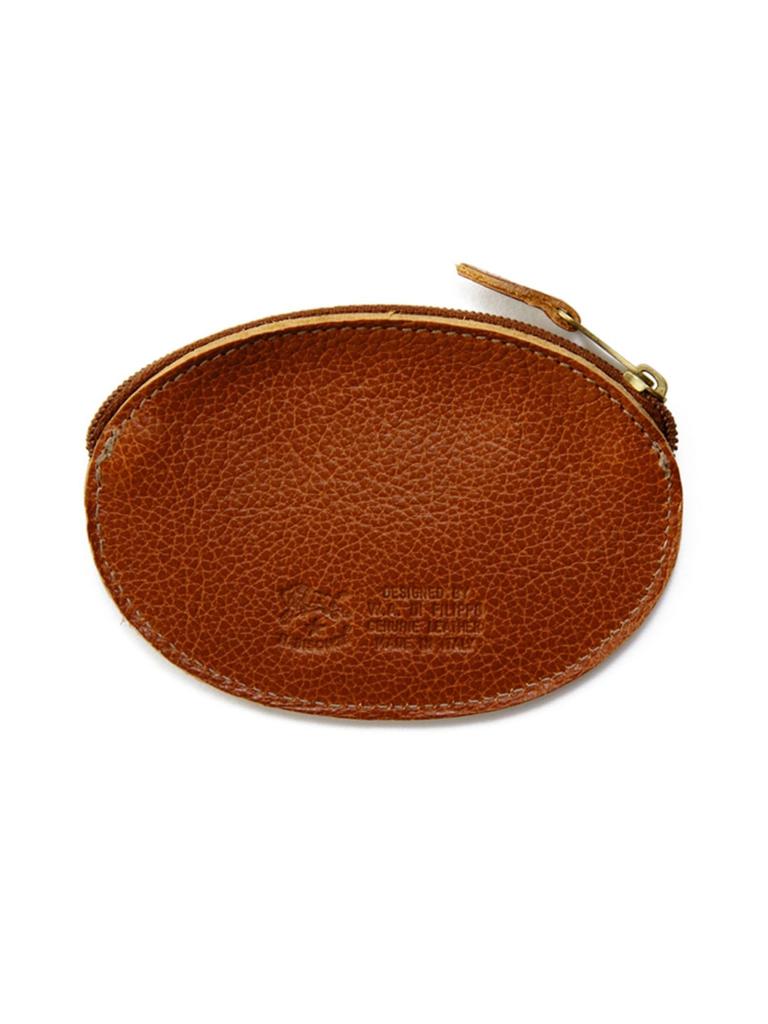 IL BISONTE Coin Case, Genuine Leather, Cowhide Leather, Unisex, Gray