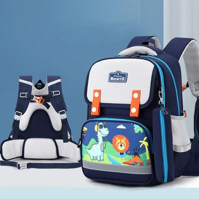 Cartoon wasserdichte Kinderschultasche Mädchen Jungen Kinderrucksack Grundschülerrucksack Schultasche mit großer Kapazität