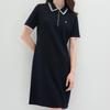 New FILA MODERN HERITAGE Short Sleeved Dress Women's Legend Blue F11W421311FNV