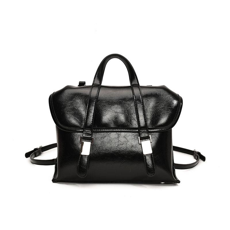 Large Capacity Leopard Print Backpack Women'S High-End Versatile Handbag Retro Casual Shoulder Bag