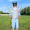 Festival Party Laser Butterfly Wings Balloon Decoration Birthday Party Atmosphere Fairy Props Christmas Halloween  Year Gift