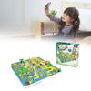 Snakes And 3d Ladders Kids Board Game Education Toy Parent Child Interaction