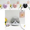 Childrens Cute Cat Pattern Pu Material Small Wallet With Snap Closure For Girls