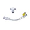 2 In 1 POE Splitter Adapter 3 Way RJ45 Connector Durable Stable Transmission for CCTV IP Camera Security Monitoring System